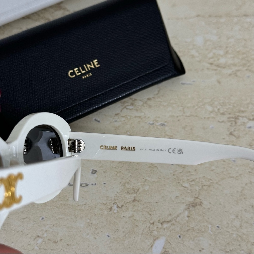 New! Celine Sunglasses, CL40194U 25A, oval, Triomphe, Authentic - Picture 11 of 13